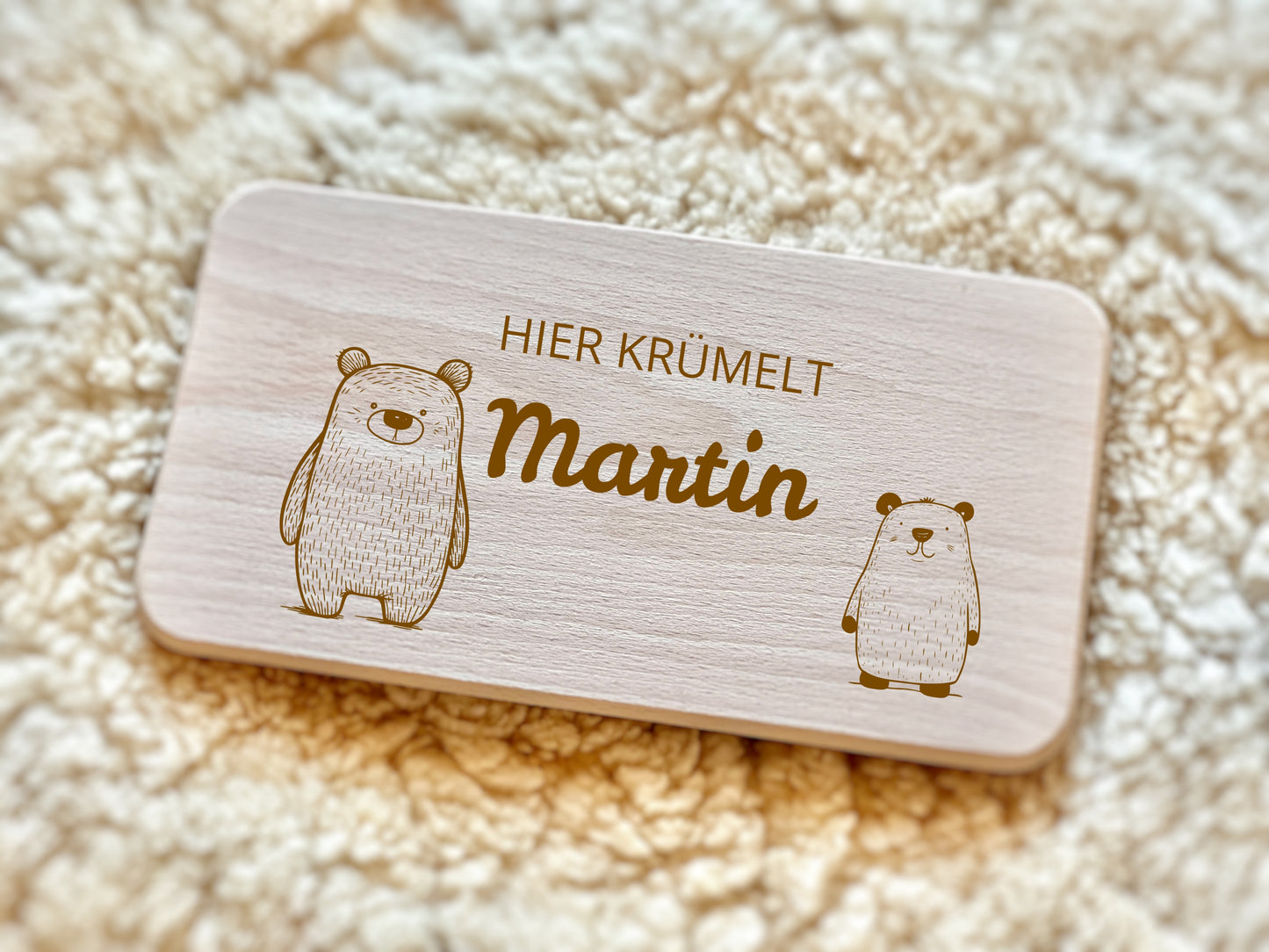Frühstücksbrettchen (6 Waldtiere 8)