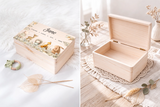 Erinnerungsbox personalisiert Hochzeit Paar I Geschenk I Heirat I Holzbox I Erinnerungskiste I Holzkiste I Geschenkbox Brautpaar 30x20x13 cm