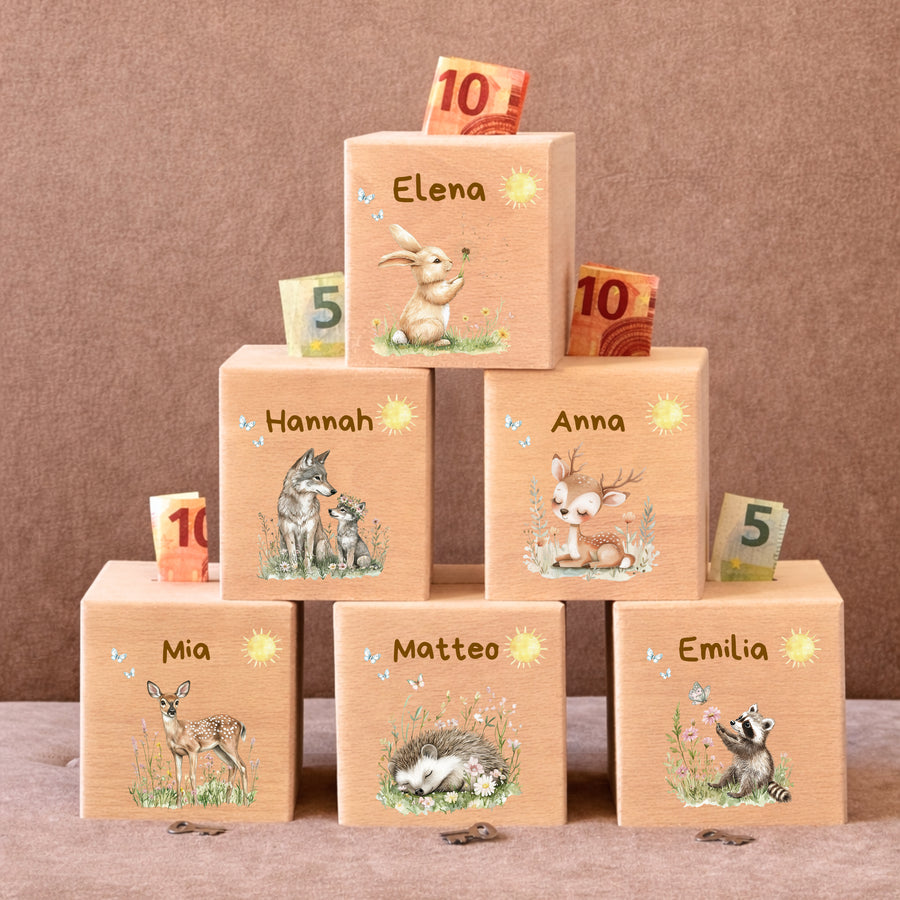 Spardose Holz Bundle 8