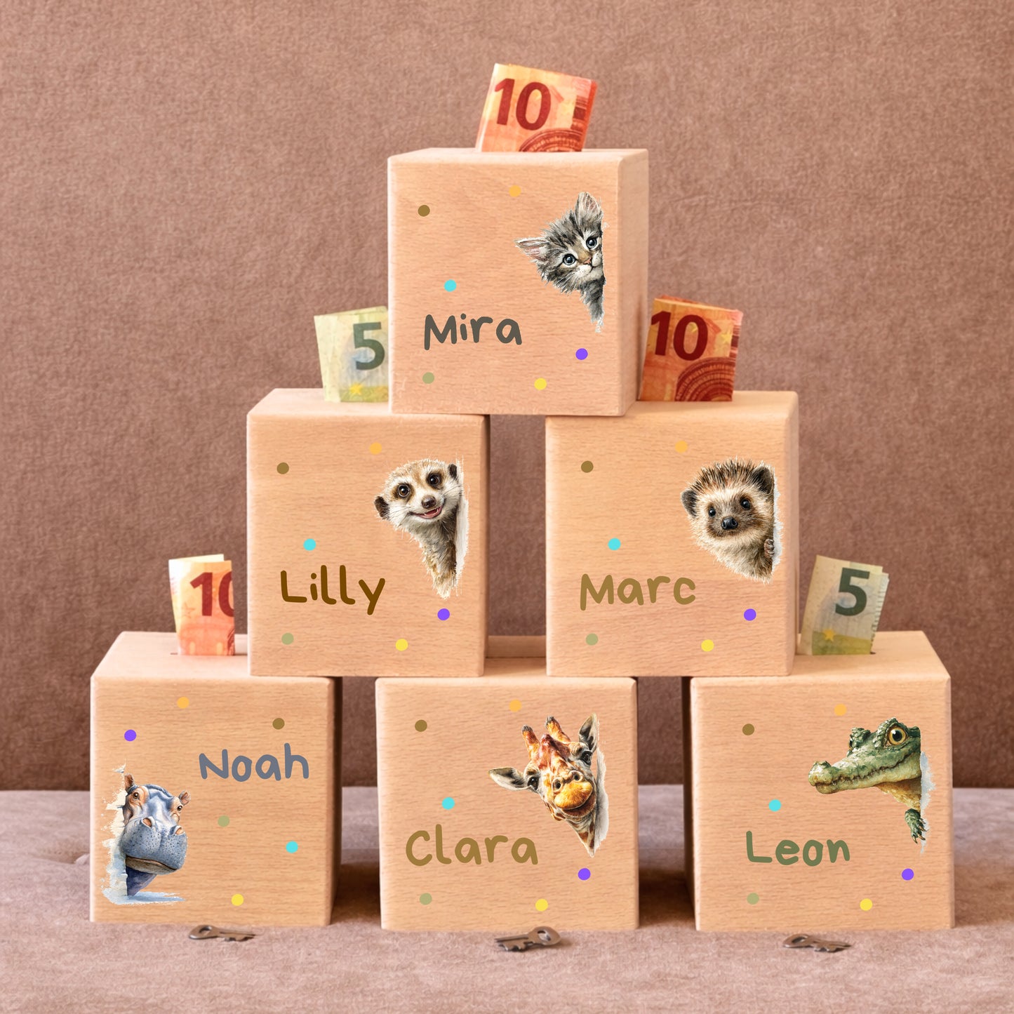 Spardose Holz Bundle 9