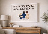 Personalisiertes Familien-Sitzposter – Individuelles Familienposter