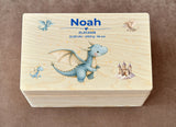 Holzkiste Drachen