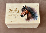 Holzkiste Pferd