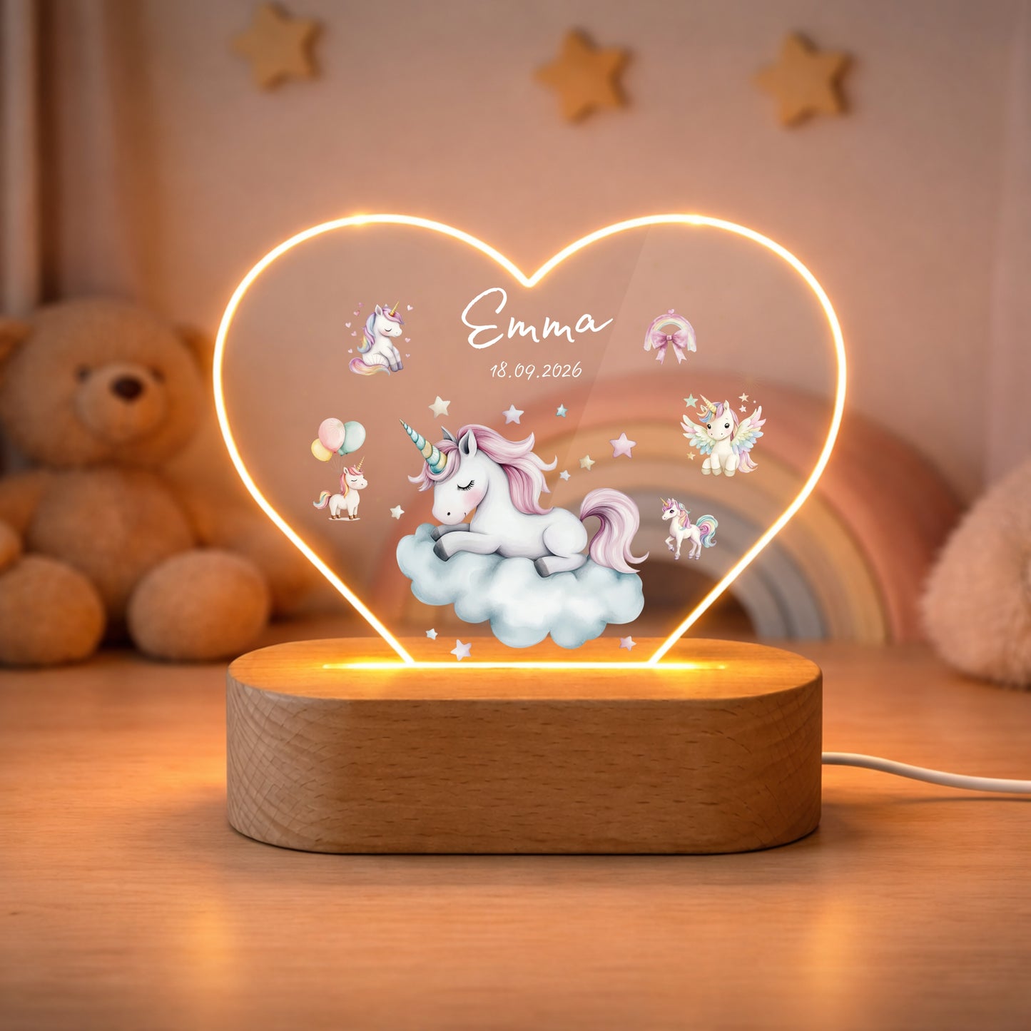 Nachtlichter Einhorn