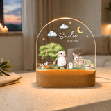 Nachtlichter Tiere in der Landschaft
