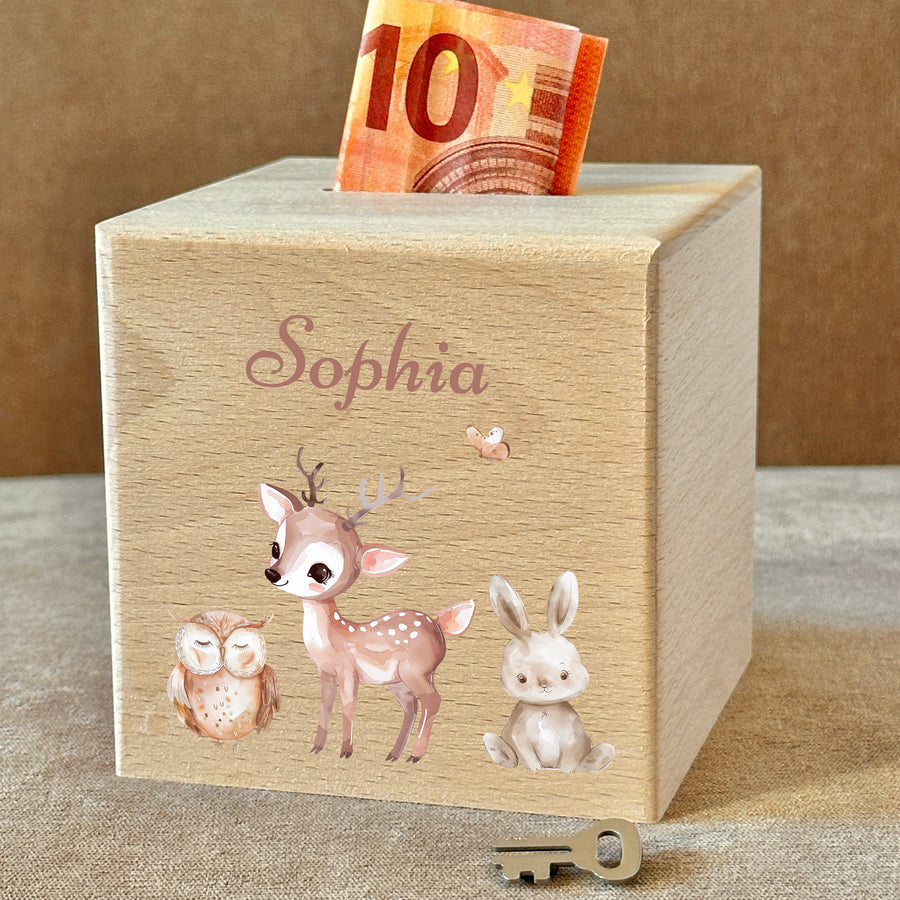 Spardose Holz Bundle 5