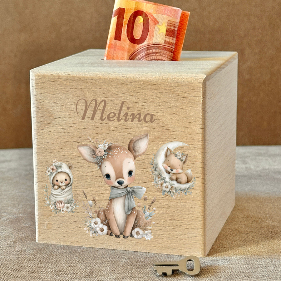 Spardose Holz Bundle 6