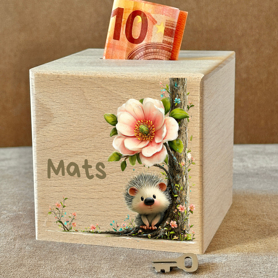 Spardose Holz Bundle 4
